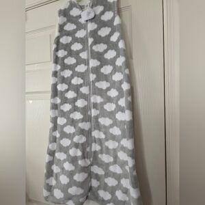 Hudson Baby Wearable Safe Sleep Blanket Sleeping Sack/Bag Gray Clouds XL 18-24M